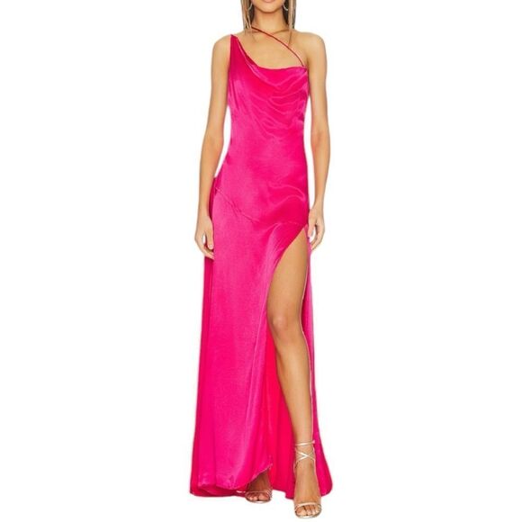 NWT ELLIATT Belmont Gown in Fuchsia - Picture 1 of 3